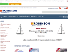Tablet Screenshot of nauticarobinson.com